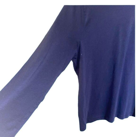 Chaps Women's Navy Blue V Neck Tee XL - Picture 7 of 12